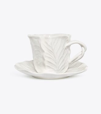 Tasse et soucoupe Lettuce Ware, lot de 2