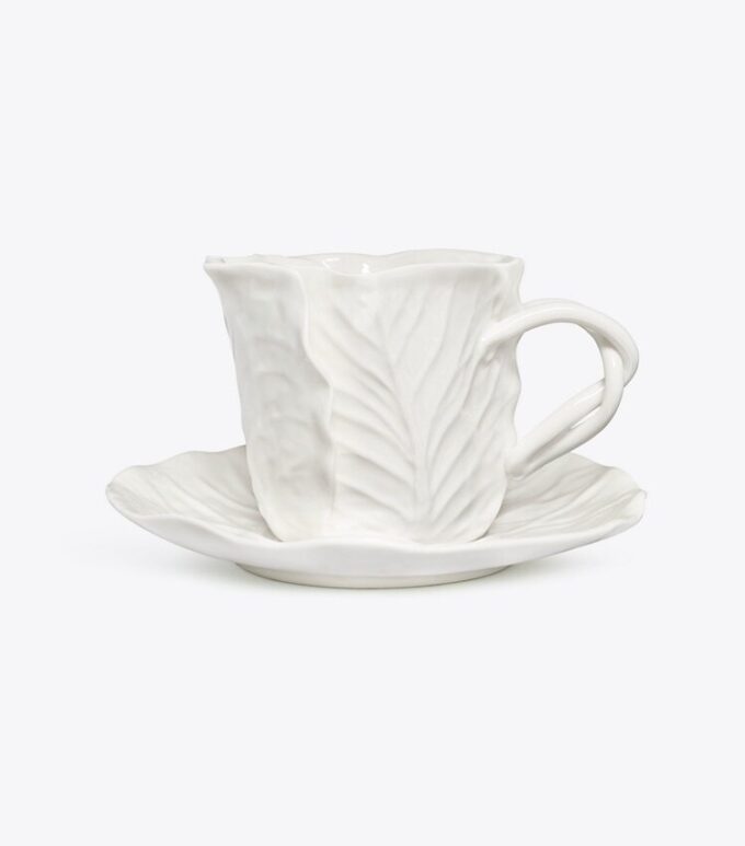 Tasse et soucoupe Lettuce Ware, lot de 2 Tasse et soucoupe Lettuce Ware, lot de 2