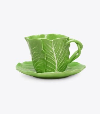 Tasse et soucoupe Lettuce Ware, lot de 2