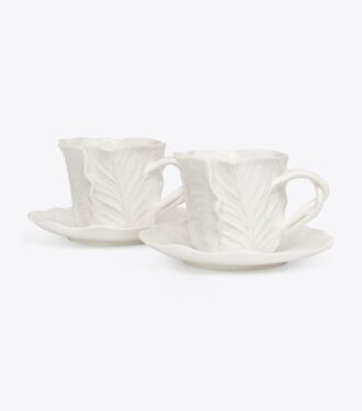 Tasse et soucoupe Lettuce Ware, lot de 2