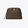 Trousse de maquillage bombée en toile enduite T Monogram T Trousse de maquillage bombée en toile enduite T Monogram T