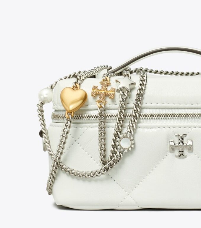 Trousse de toilette Kira Diamond Quilt Distressed Charm Trousse de toilette Kira Diamond Quilt Distressed Charm