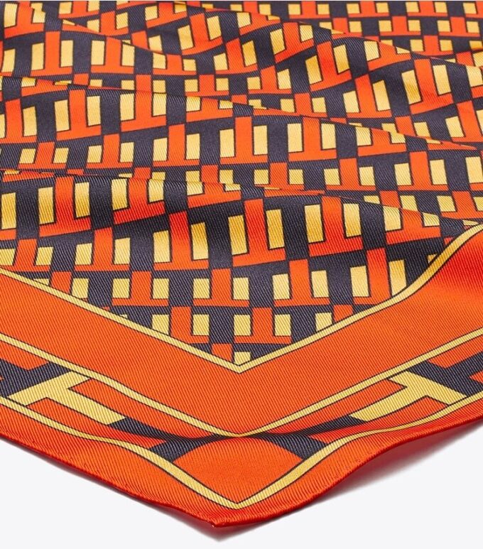 Two For T Foulard en soie double face Two For T Foulard en soie double face