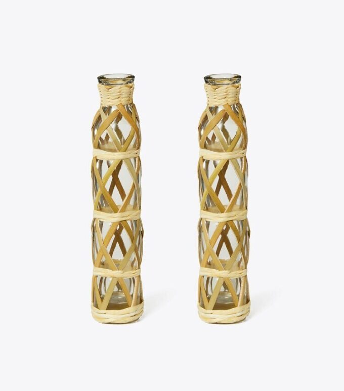 Vase tressé, lot de 2 Vase tressé, lot de 2
