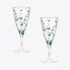Verres à champagne Jolie Fleur, lot de 2 Verres à champagne Jolie Fleur, lot de 2