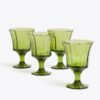 Verres à eau en verre pressé, lot de 4 Verres à eau en verre pressé, lot de 4