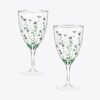 Verres à eau Jolie Fleur, lot de 2 Verres à eau Jolie Fleur, lot de 2