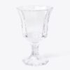 Verres à vin en verre pressé, lot de 4 Verres à vin en verre pressé, lot de 4