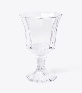 Verres à vin en verre pressé, lot de 4