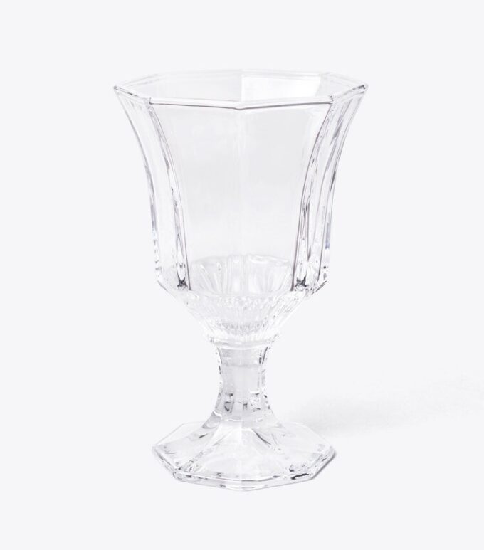 Verres à vin en verre pressé, lot de 4 Verres à vin en verre pressé, lot de 4