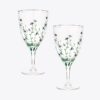 Verres à vin Jolie Fleur, lot de 2 Verres à vin Jolie Fleur, lot de 2