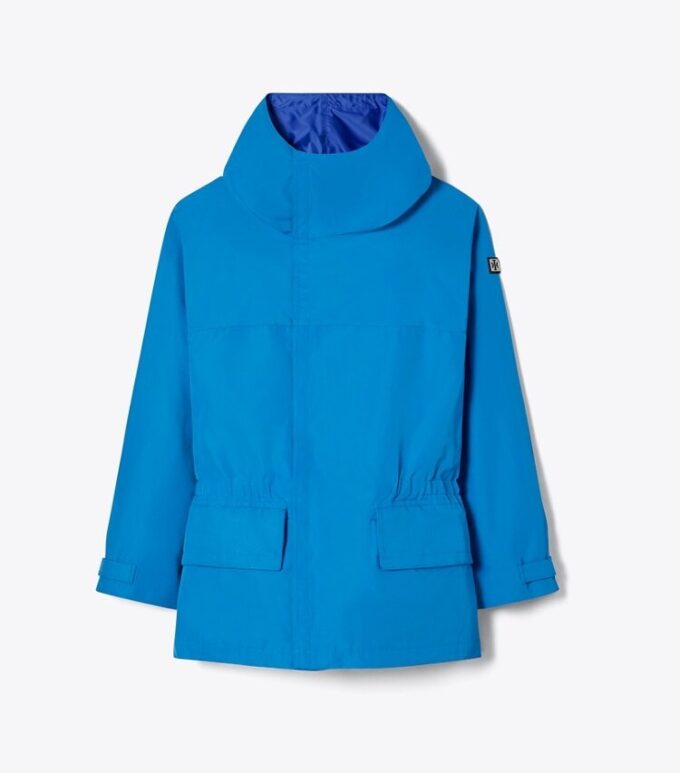 Veste à capuche en toile technique Veste à capuche en toile technique