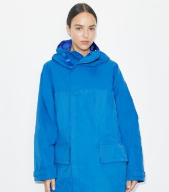 Veste à capuche en toile technique