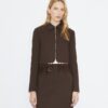 Veste courte en crêpe Veste courte en crêpe