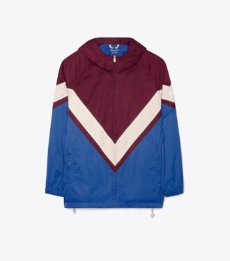 Veste de course en satin chevron haute performance Veste de course en satin chevron haute performance