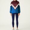 Veste de course en satin chevron haute performance Veste de course en satin chevron haute performance