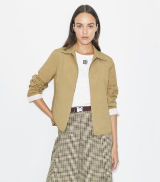 Veste de golf en nylon brodée
