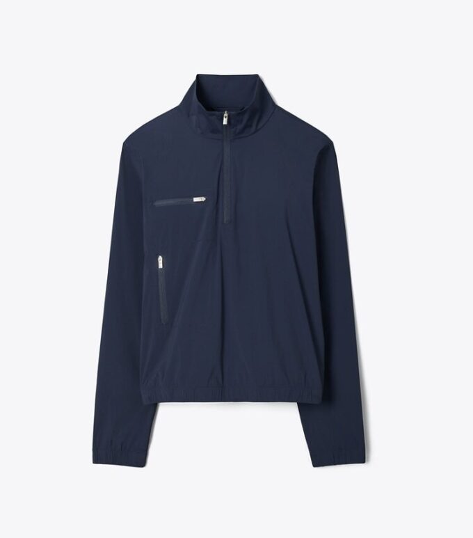 Veste de golf en nylon à demi-zip Veste de golf en nylon à demi-zip