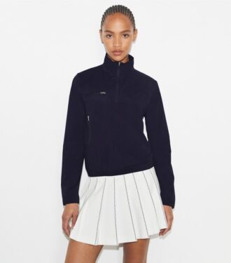 Veste de golf en nylon à demi-zip