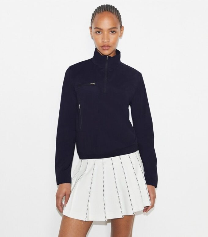 Veste de golf en nylon à demi-zip Veste de golf en nylon à demi-zip