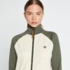 Veste de survêtement zippée à blocs de couleur Veste de survêtement zippée à blocs de couleur