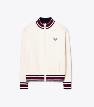 Veste de tennis en tricot technique