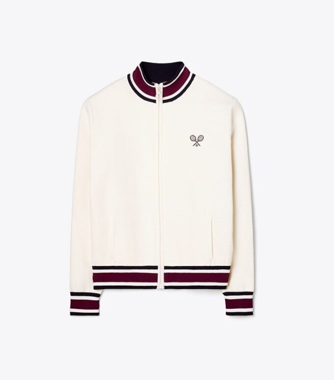 Veste de tennis en tricot technique Veste de tennis en tricot technique