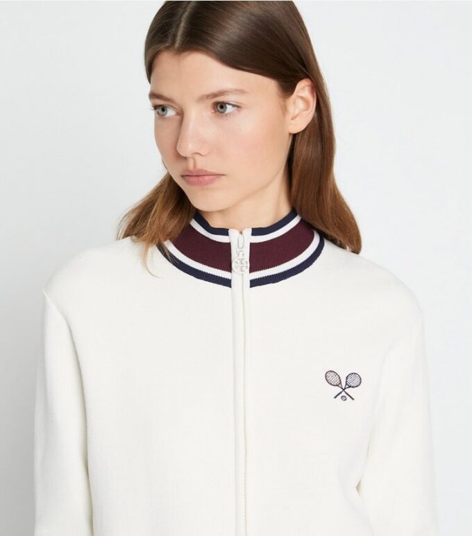 Veste de tennis en tricot technique Veste de tennis en tricot technique