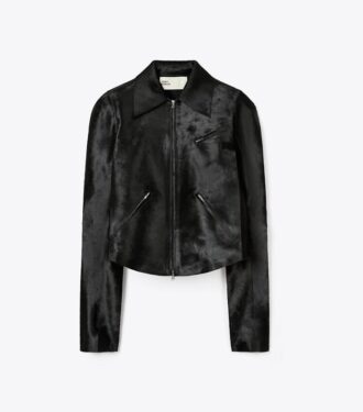 Veste en cuir de veau