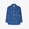 Veste en denim surpiquée Veste en denim surpiquée