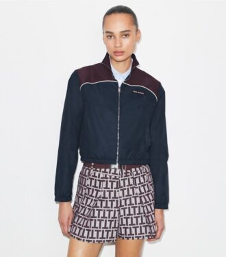 Veste en nylon color block