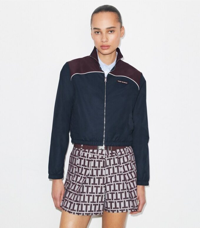 Veste en nylon color block Veste en nylon color block