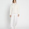 Veste matelassée en satin avec ceinture Veste matelassée en satin avec ceinture