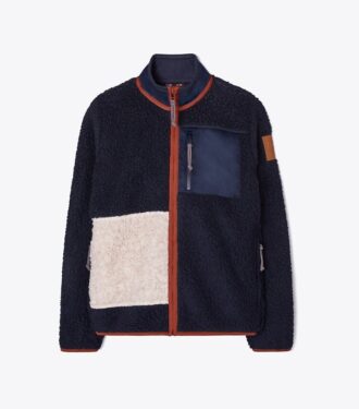 Veste polaire color block