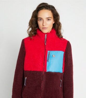 Veste polaire color block