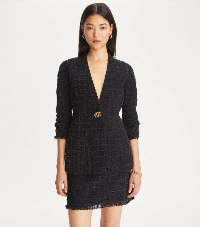 Veste slim en tweed Veste slim en tweed